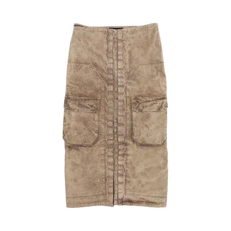 

Юбка Y/Project Velcro Cargo Long Skirt, Washed Khaki