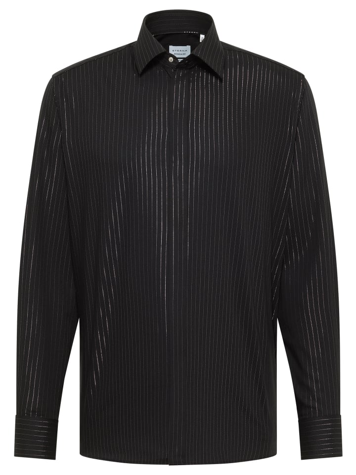 

Рубашка MODERN FIT черного цвета Eterna