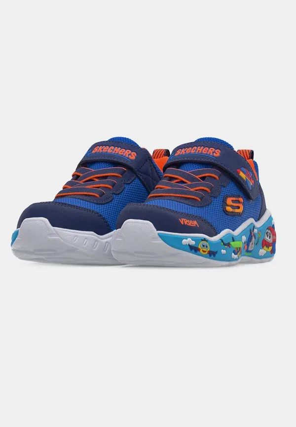 Кроссовки для игр Skechers, синий/тёмно-синий/оранжевый — фото 3