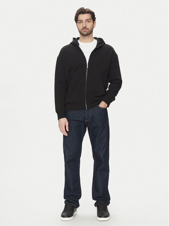 Толстовка обычного кроя K10K114267 Calvin Klein, черный — фото 2