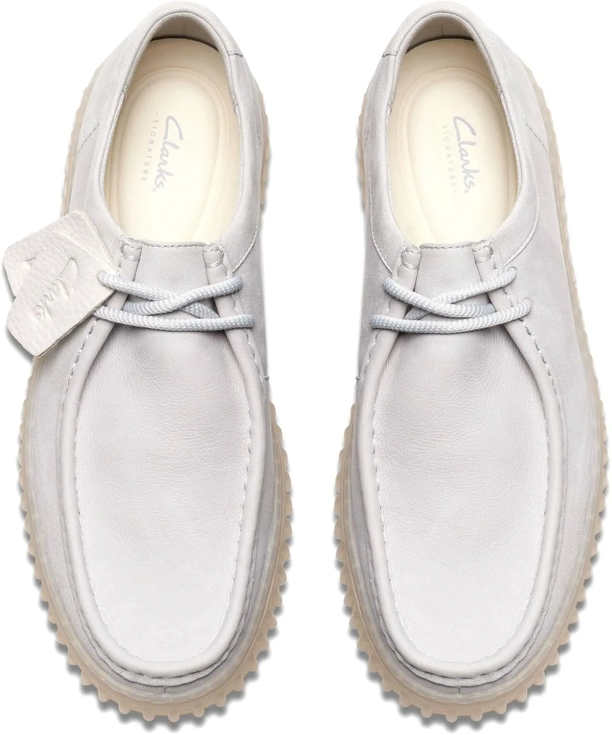 Мужские лоферы Clarks Torhill Lo, белый — фото 4