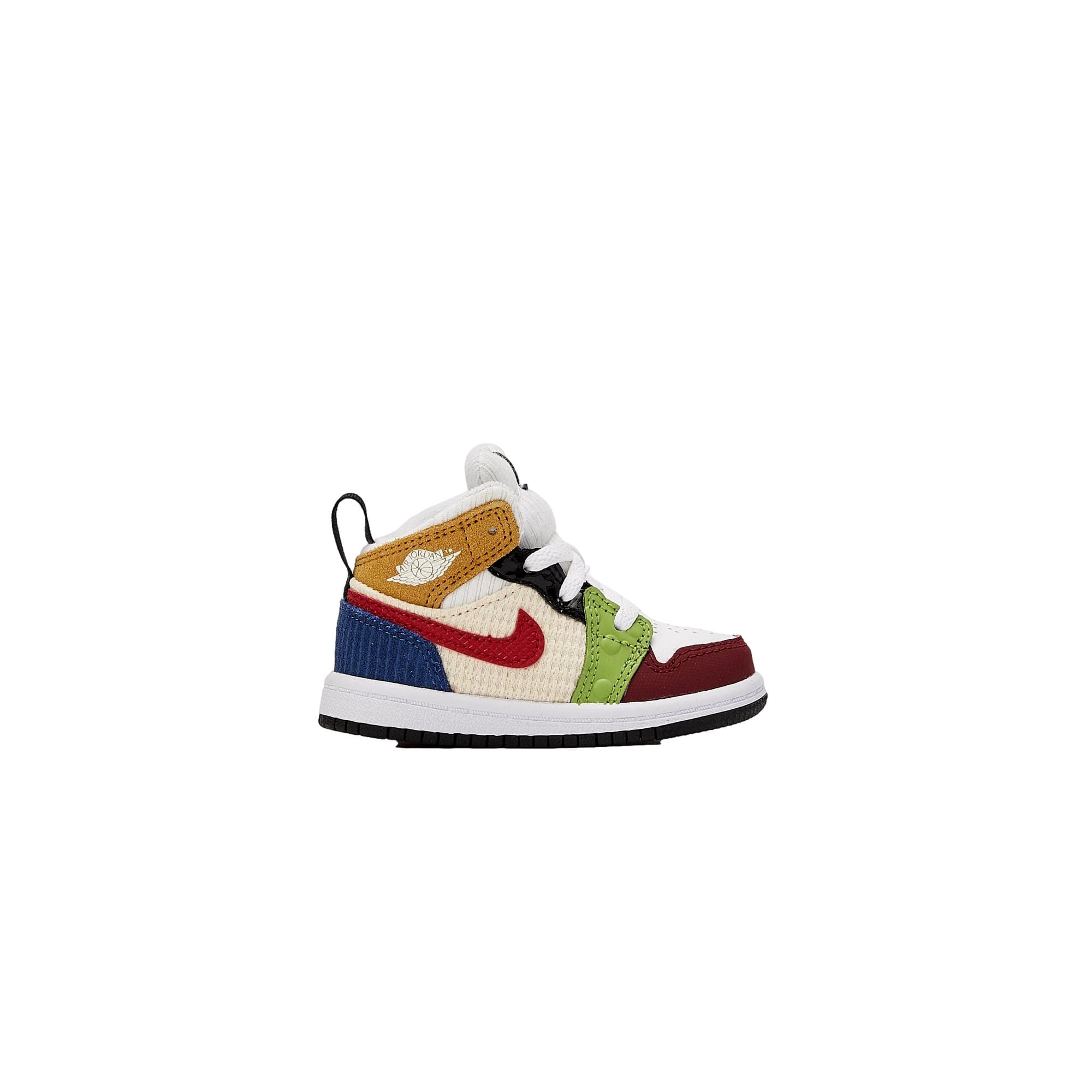 

Кроссовки Nike Jordan 1 Mid SE White / Gym Red - Black DR6959-100 Toddler