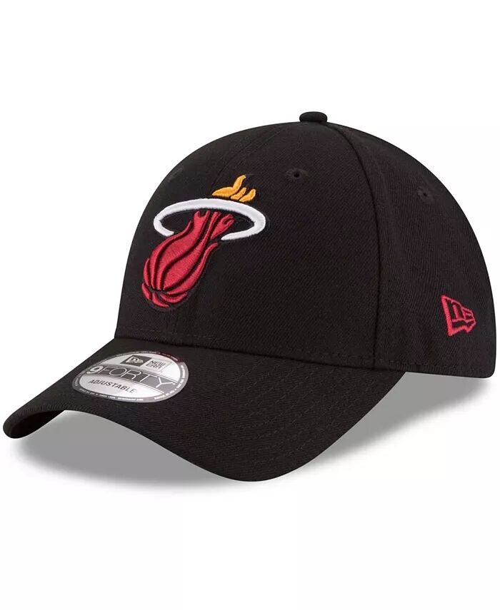 

Мужская черная кепка Miami Heat Official Team Color 9FORTY Adjustable New Era