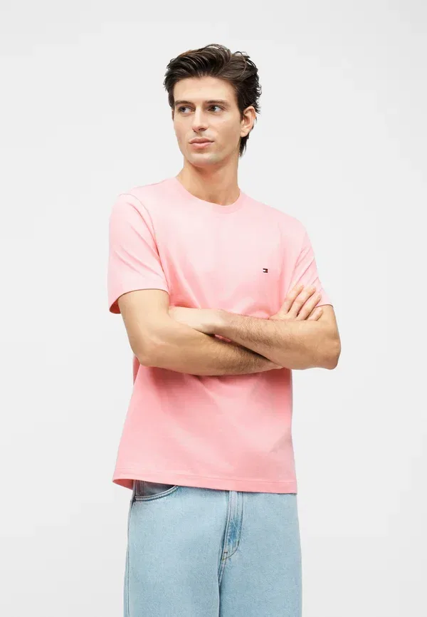 Футболка базовая Tommy Hilfiger, кукольный розовый — фото 4