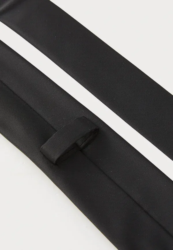 Галстук Calvin Klein Slidell solid tie, черный — фото 2