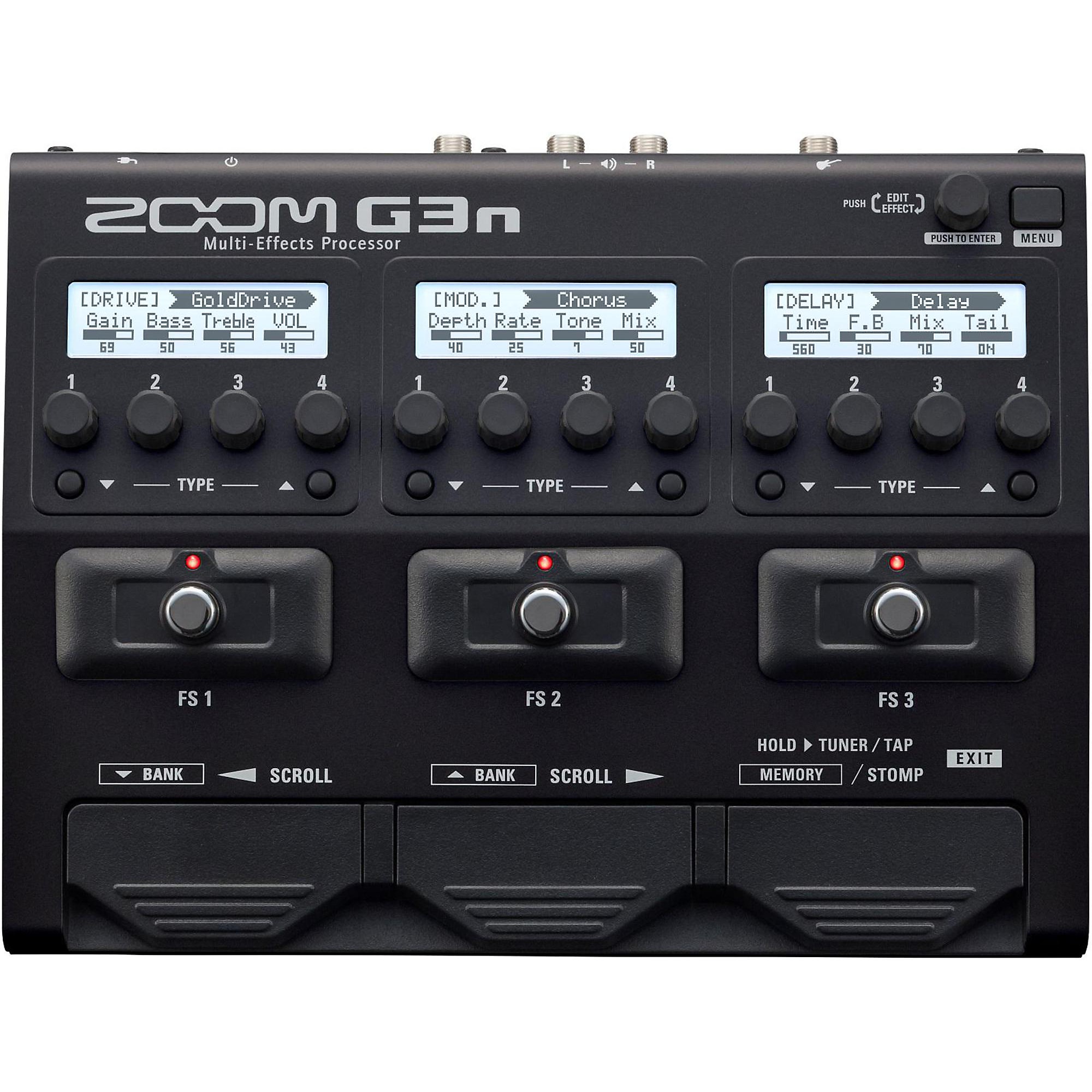 

Гитарный мультиэффектный процессор Zoom G3n