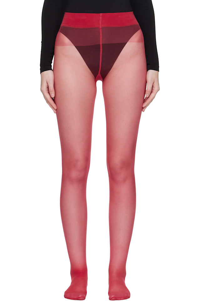 

Wolford Красные атласные колготки, 20 штук