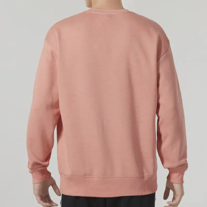 Толстовка мужская розовая Adidas, цвет Peach — фото 4