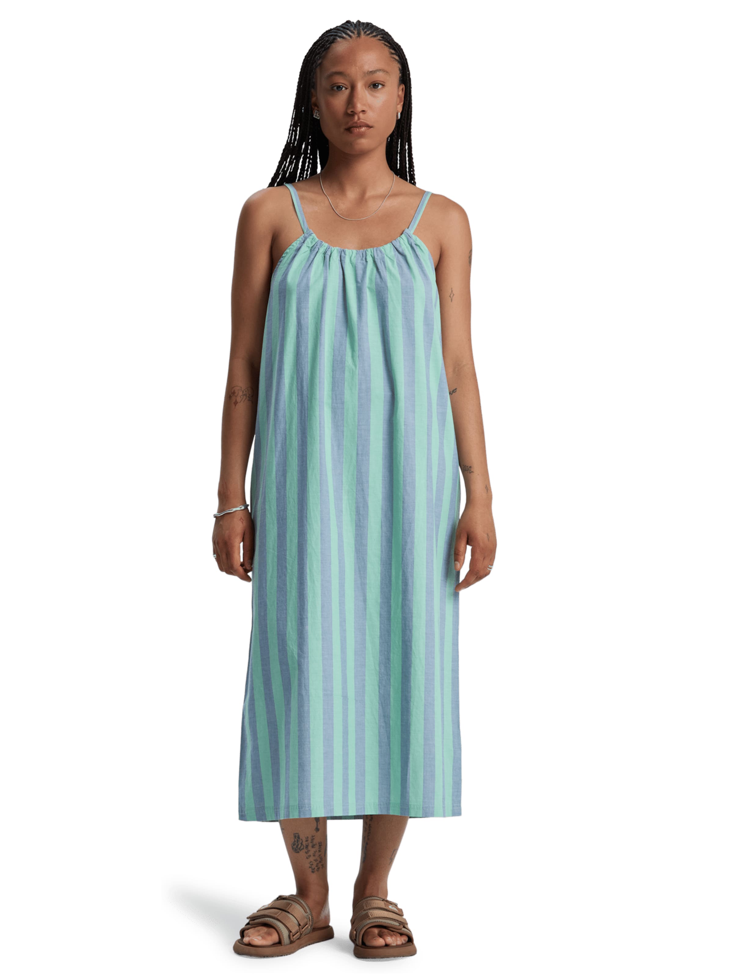 

QUIKSILVER Платье 'Philia' в дымчато-голубом и мятном цвете