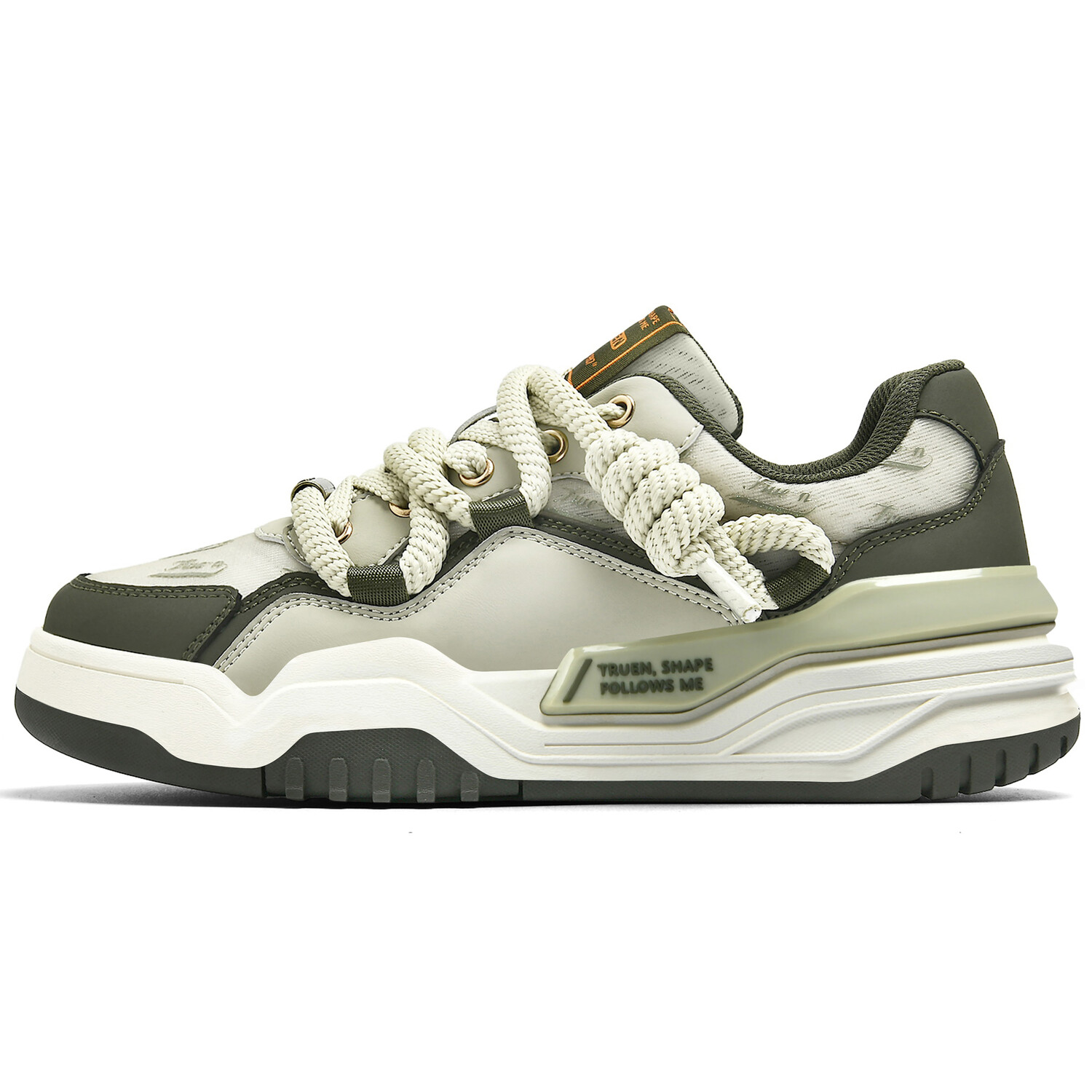 

Кроссовки True grace TRUE-N Skateboarding Shoes Unisex Low-top, цвет Longjing Green [Mesh Style]