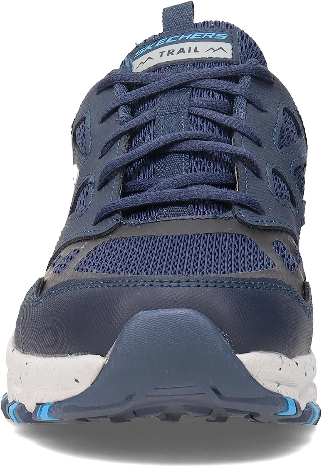 Мужские кроссовки Skechers Hillcrest, Navy Leather Mesh Synthetic Trim — фото 4