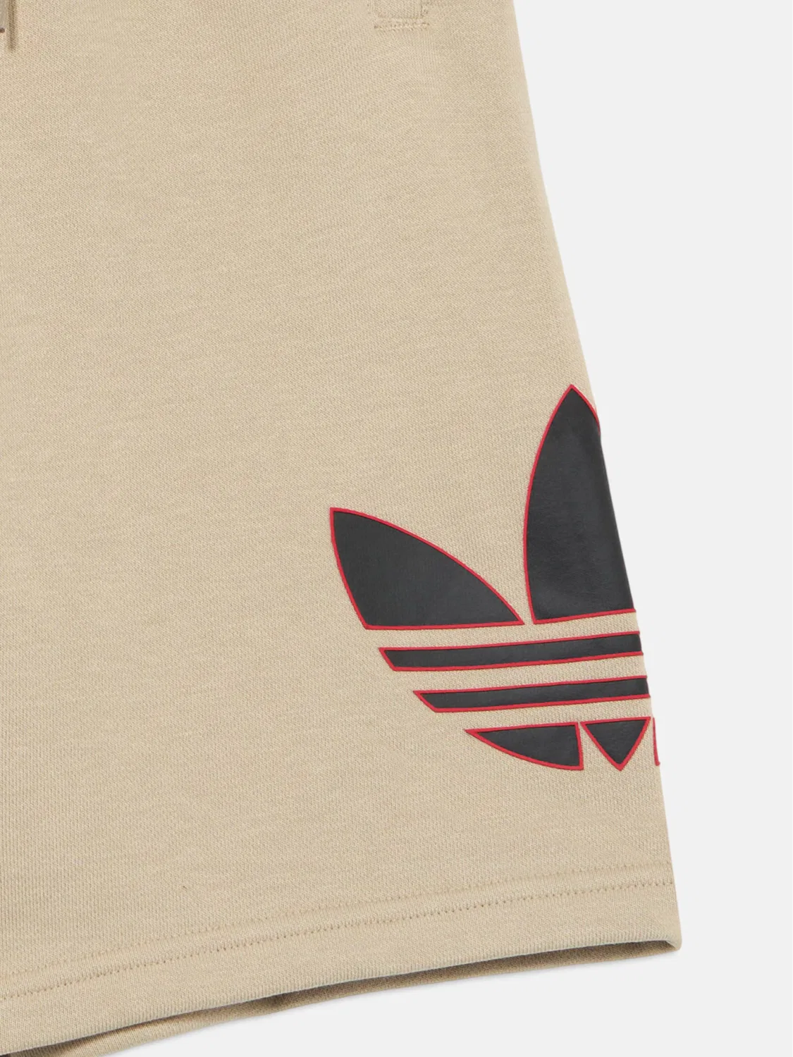 Брюки свободного кроя Adidas Originals бежевого цвета — фото 3