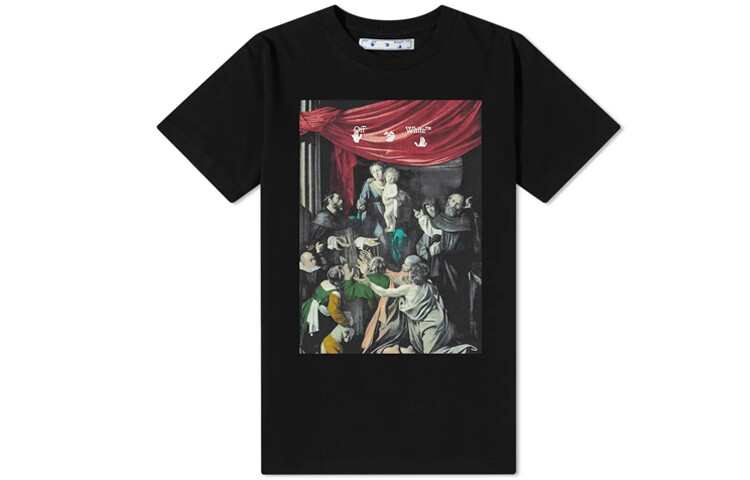 

Футболка мужская Off-White Caravaggio Painting, черный
