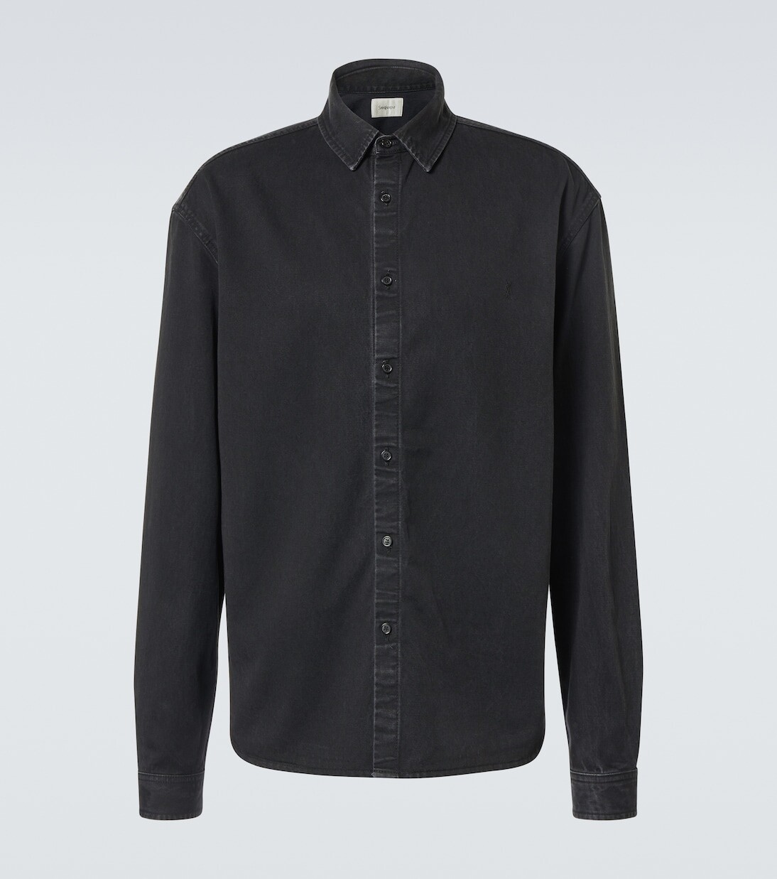 

Рубашка из денима Cassandre Saint Laurent, цвет raven black