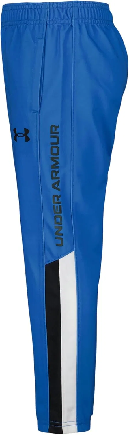 Детские спортивные штаны Under Armour Brawler Warm-up, быстросохнущие и влагоотводящие, свободного кроя, Atlantis Tapered — фото 2