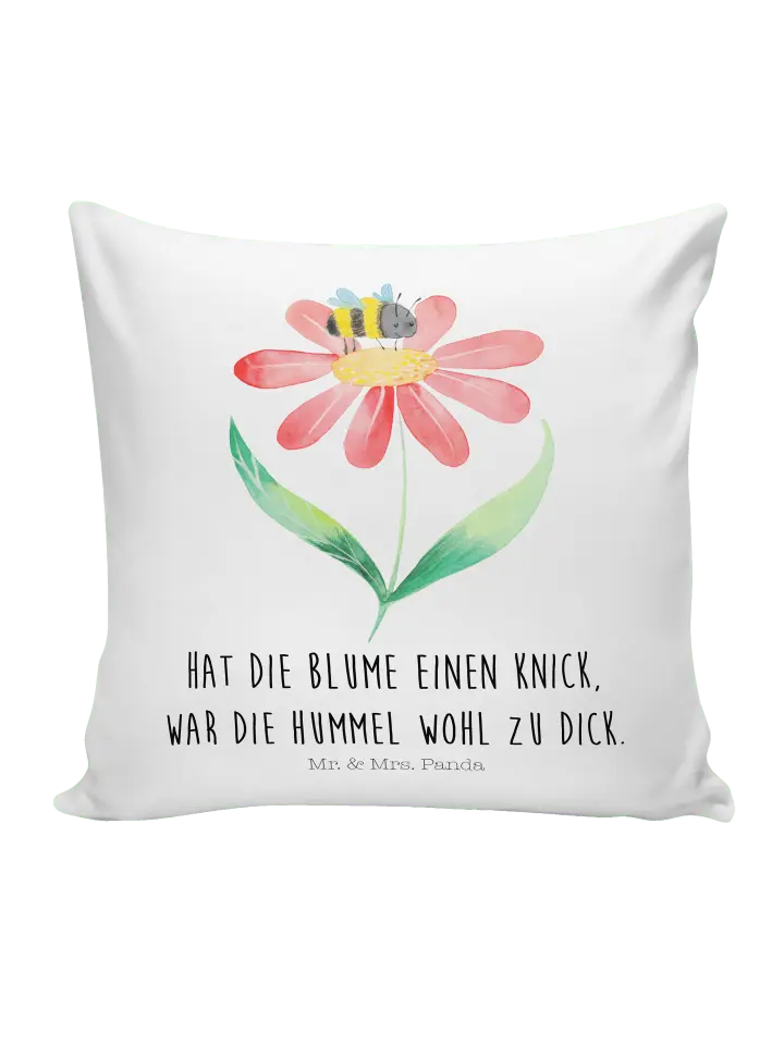 

Подушка Mr & Mrs Panda 40x40 Hummel Blume, белый