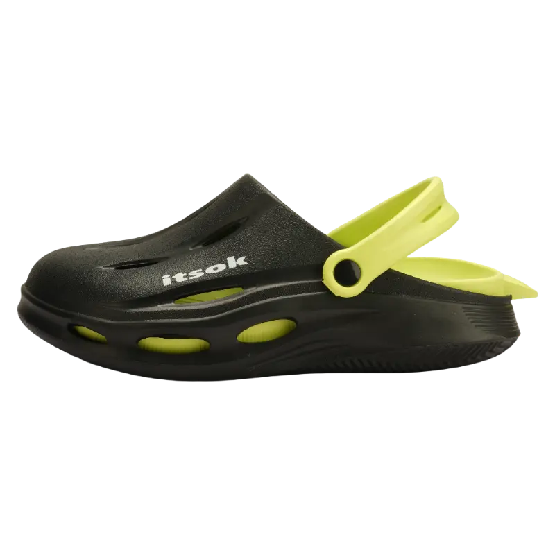 

Itsok Клоги мужские черно-зеленые, цвет Black Green