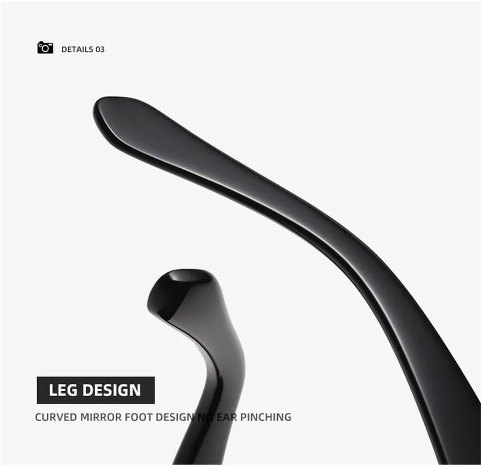 

Большие солнцезащитные очки для женщин, модные винтажные очки в крупной оправе, мужские солнцезащитные очки с защитой от УФ-излучения UV400 TVTBBVV, Black Gray