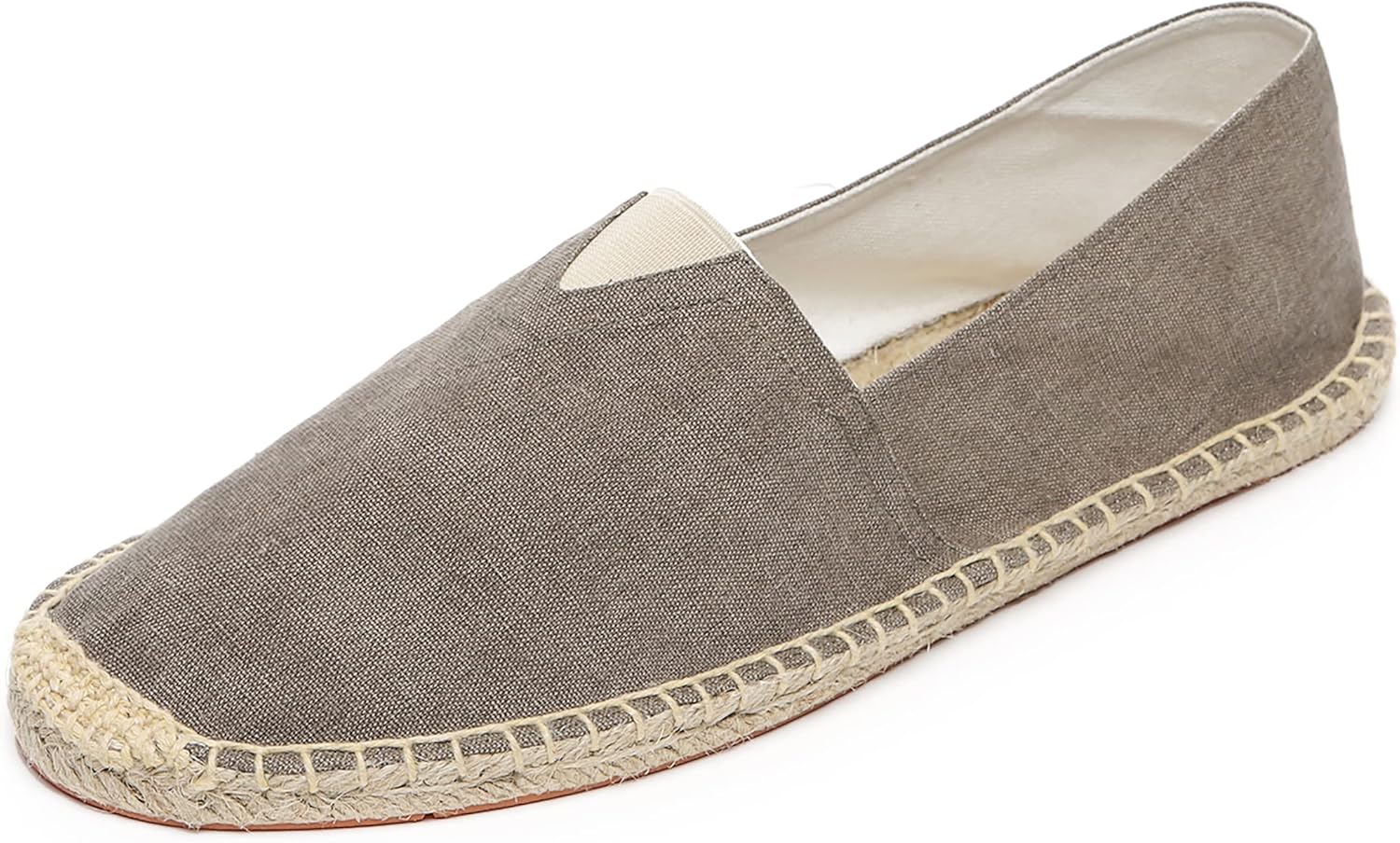 

Мужские эспадрильи Altxic с закрытым носком из комфортного холста на плоской подошве, коричневый