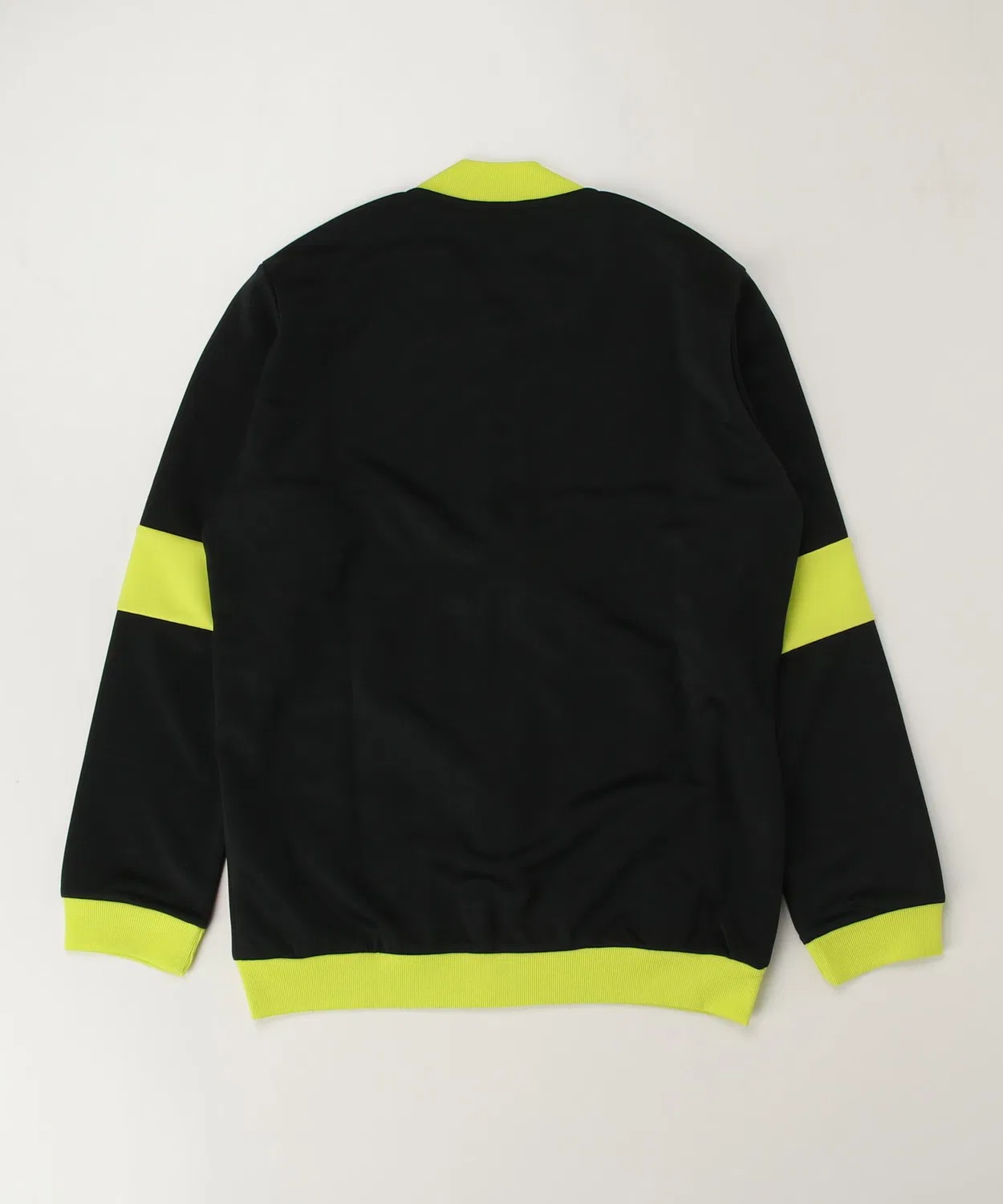 Детская джерсовая куртка Mizuno Tough Jersey Jacket, чёрный с зелёным — фото 2