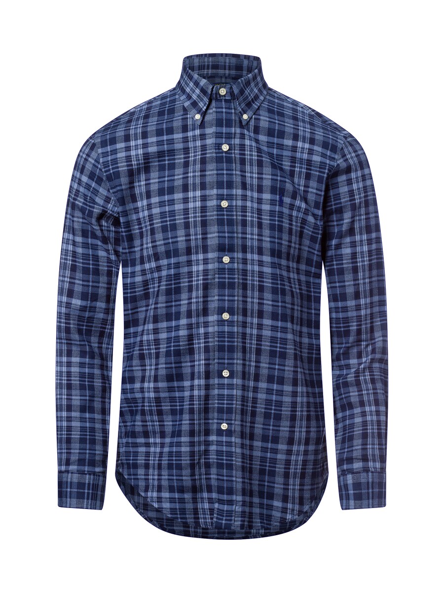 

Рубашка на пуговицах классического кроя Polo Ralph Lauren, цвет Navy/Dusty blue