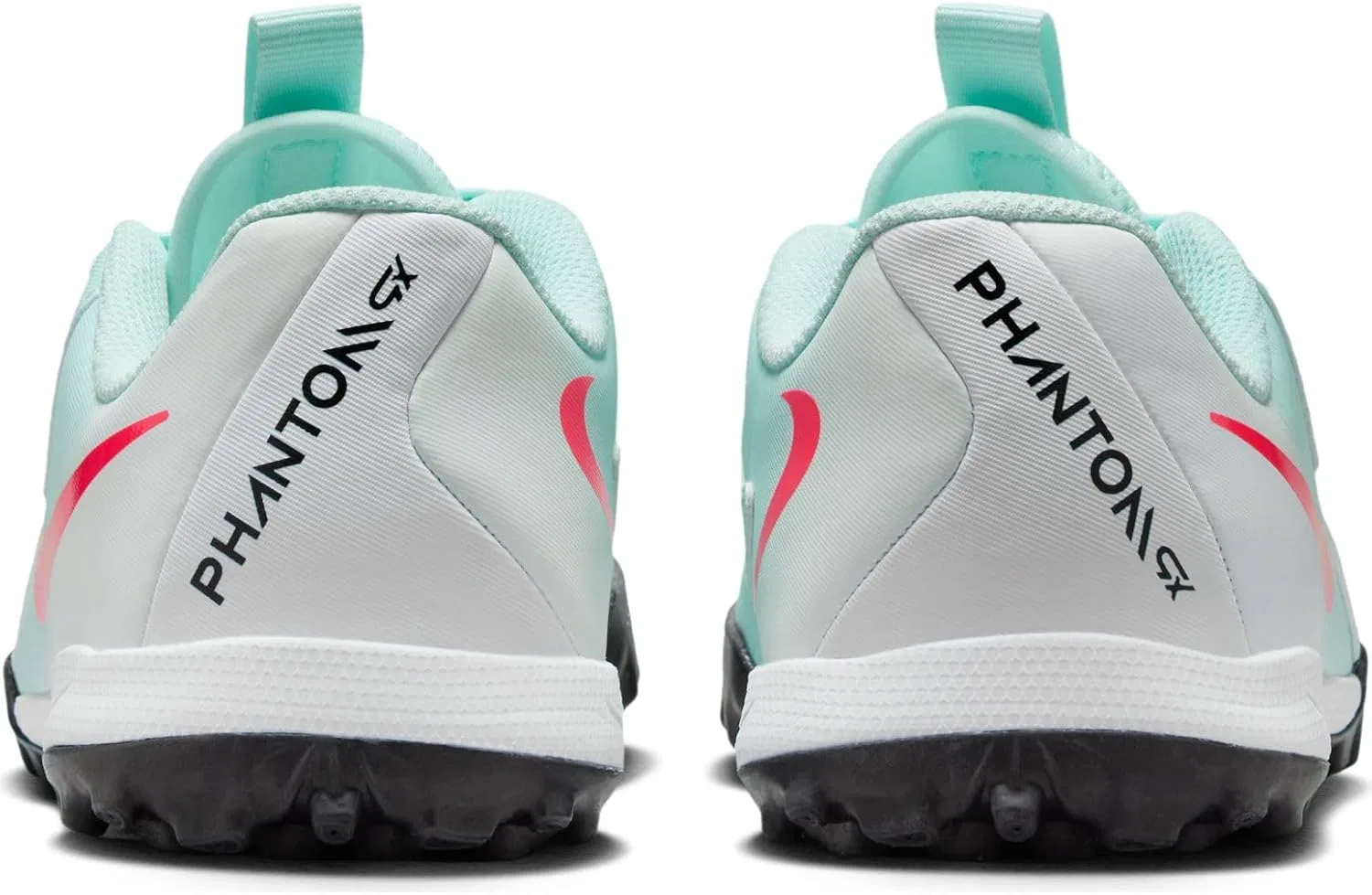 Кроссовки Nike Unisex Nike Jr. Phantom Luna 2 AcademyOxford-Schuh, Mint Atomic Red Off Noir — фото 3