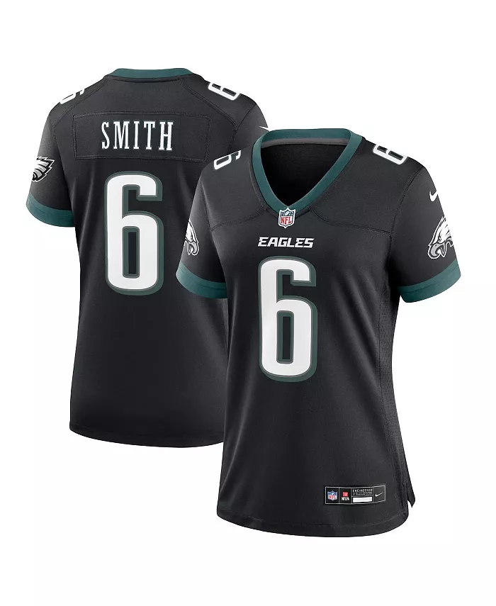 

Мужская игровая футболка DeVonta Smith Philadelphia Eagles Nike, черный