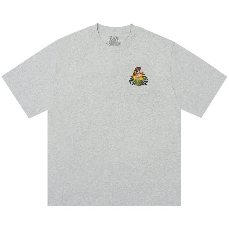 

Футболка Palace P-3 Punch T-Shirt, цвет Grey Marl
