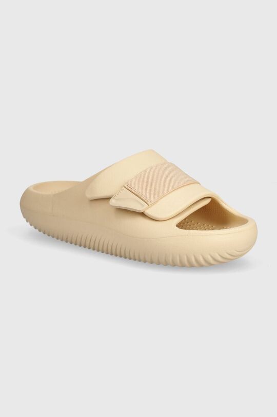 Шлепанцы Mellow Luxe Recovery Slide Crocs, бежевый