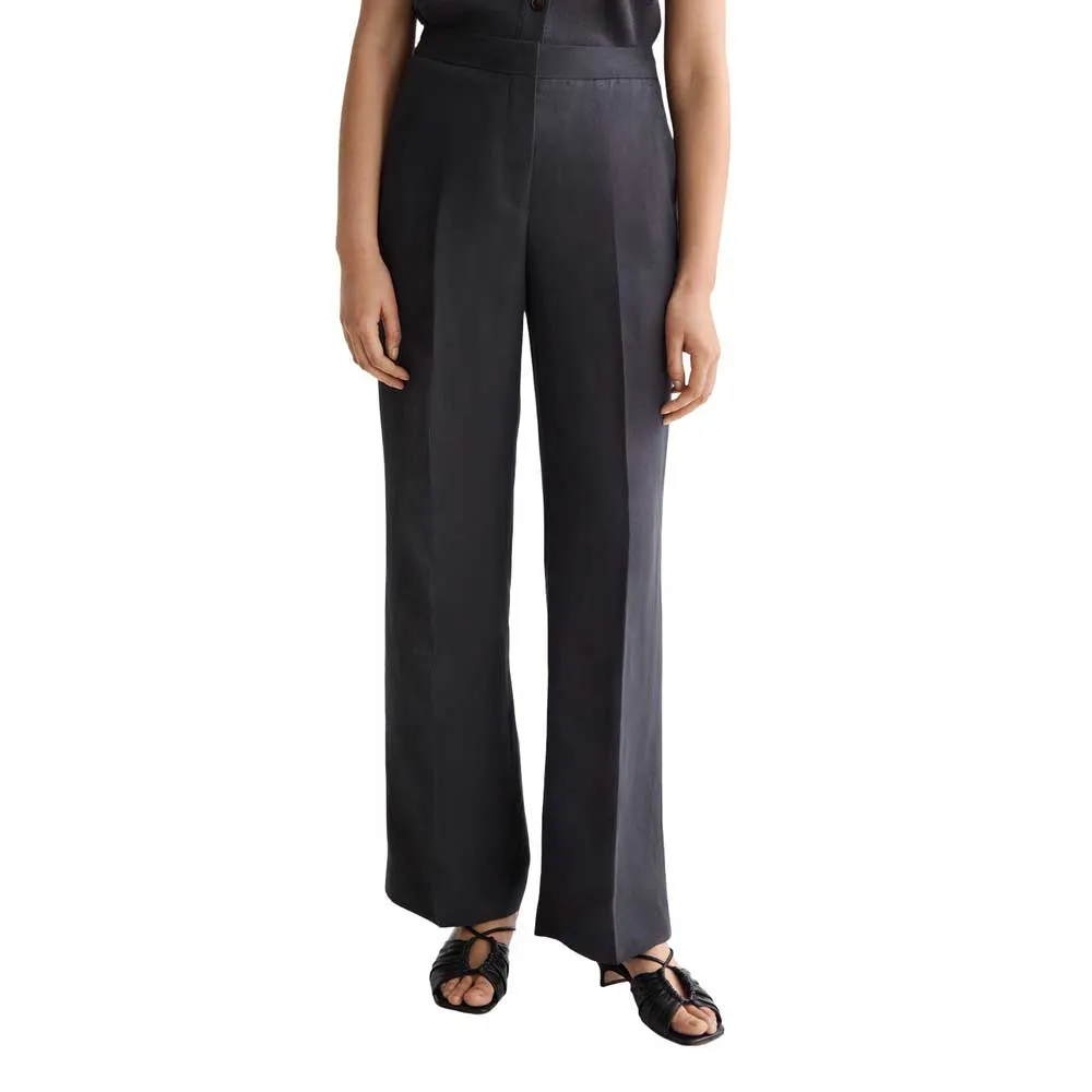 

Брюки с высокой талией Scotch & Soda Edie Wide Leg Drapey, серый