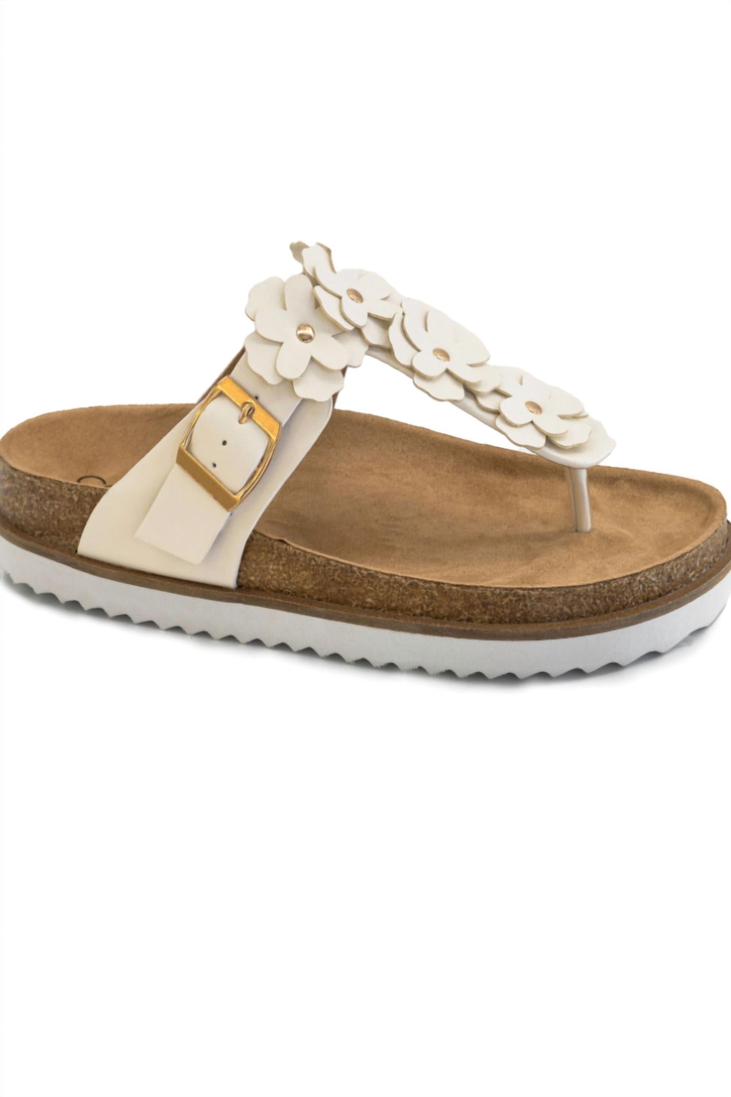 Женские сандалии Bless Her Heart в белом цвете Corkys Footwear