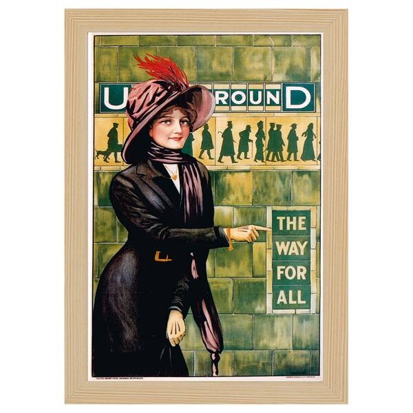 

Рамка для фотографий LegendArte Poster 1911 Way For All цвет eiche