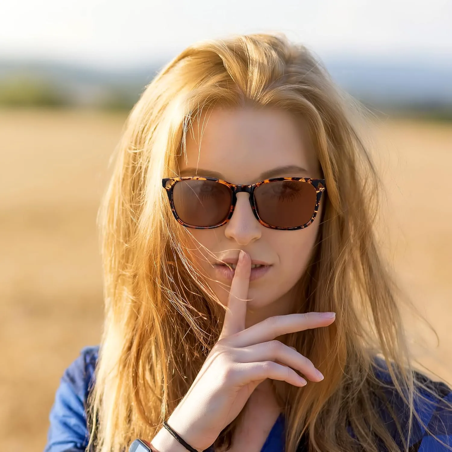 

4 пары поляризованных солнцезащитных очков для женщин и мужчин, модные солнцезащитные очки UV400 в классическом стиле (черно-коричневые) GGSTDDUP, Black*2/Brown*2