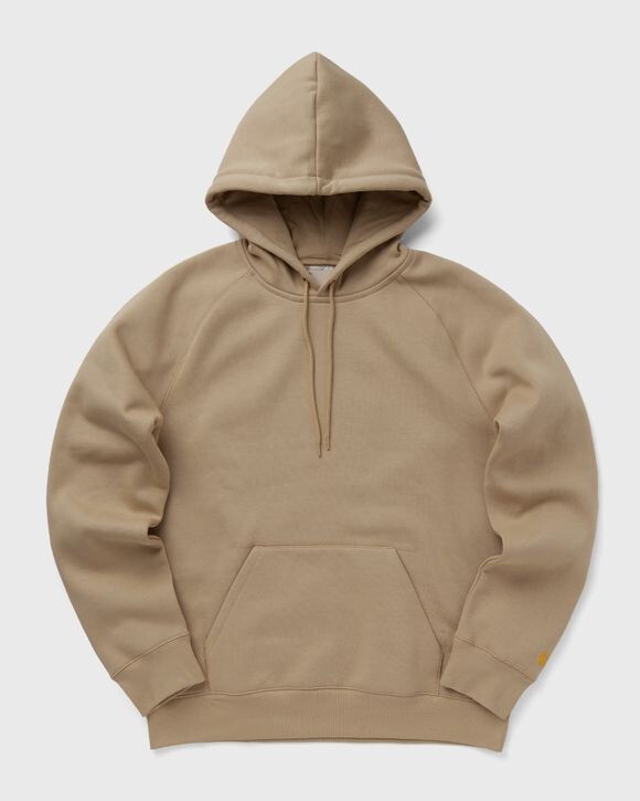 

Флис Carhartt Wip Hooded Chase Sweat, цвет peanut / gold