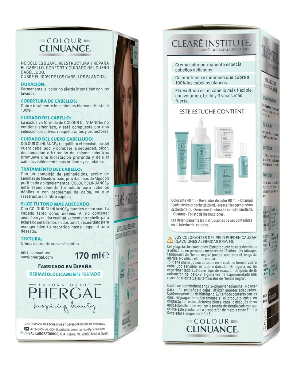 Постоянное окрашивание Colour Clinuance для нежных волос Clearé Institute, 10.1 Rubio Champagne — фото 3