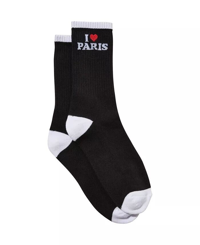 

Носки мужские с рисунком COTTON ON, черный