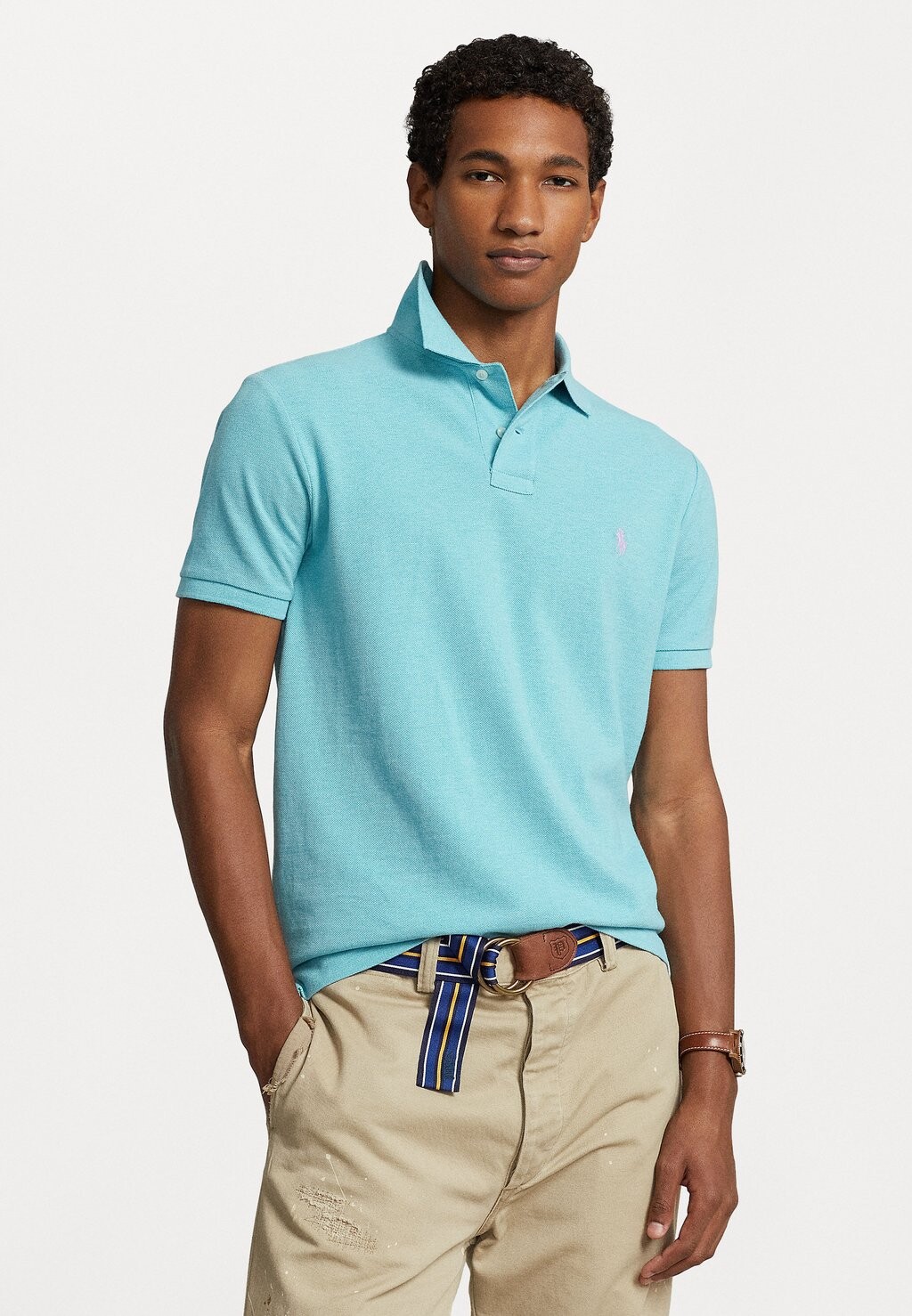 

Рубашка-поло SHORT SLEEVE Polo Ralph Lauren, цвет turquoise nova heather