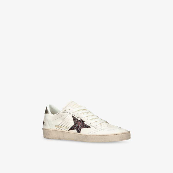 Ботинки Golden Goose  Ball Star 12247 низкие кожаные, мультиколор — фото 3