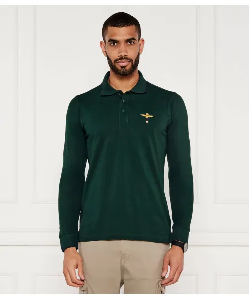 

Футболка поло Regular fit Aeronautica Militare, зеленый