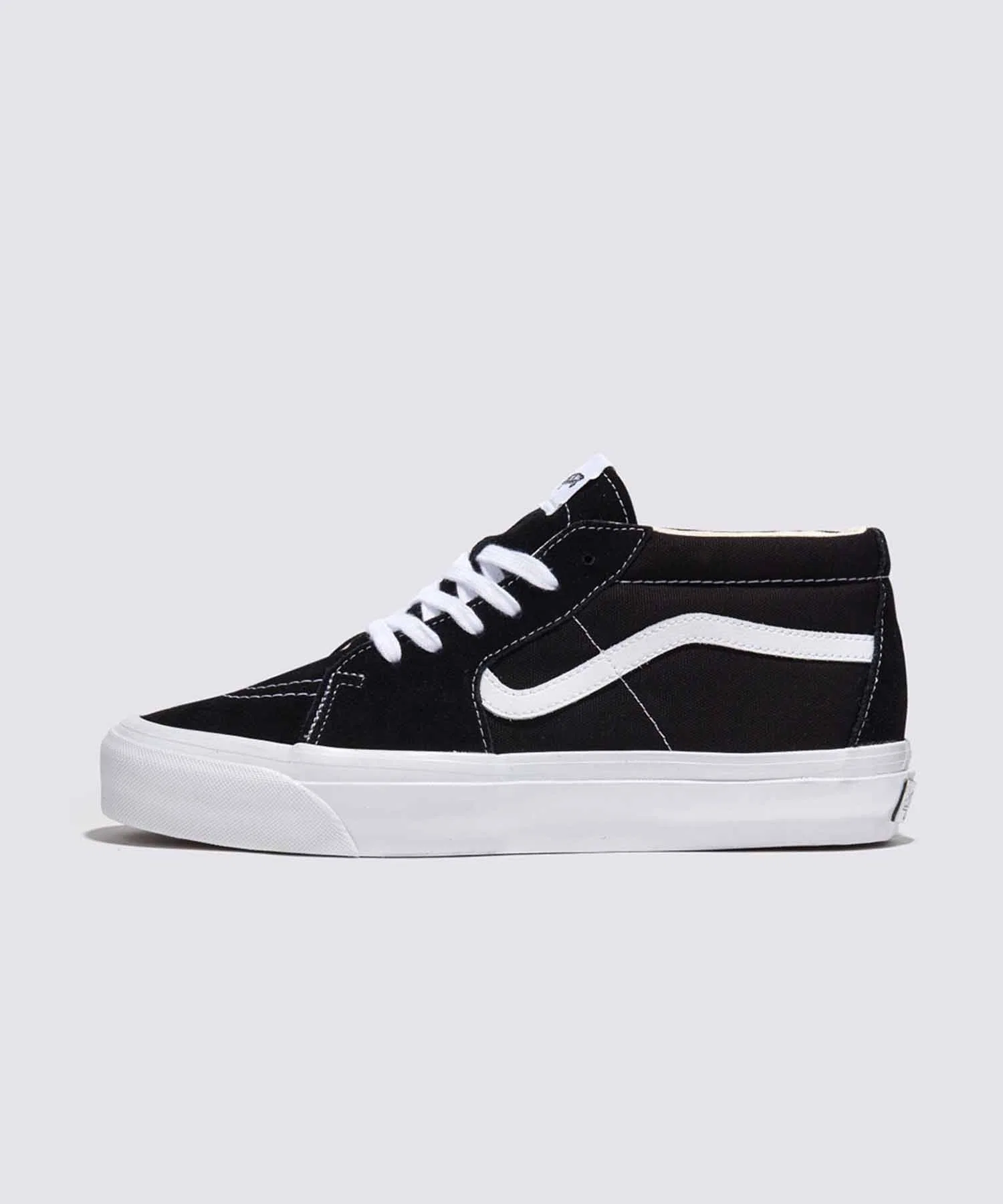 Унисекс кроссовки VANS PREMIUM SK8-MID из натуральной кожи чёрные