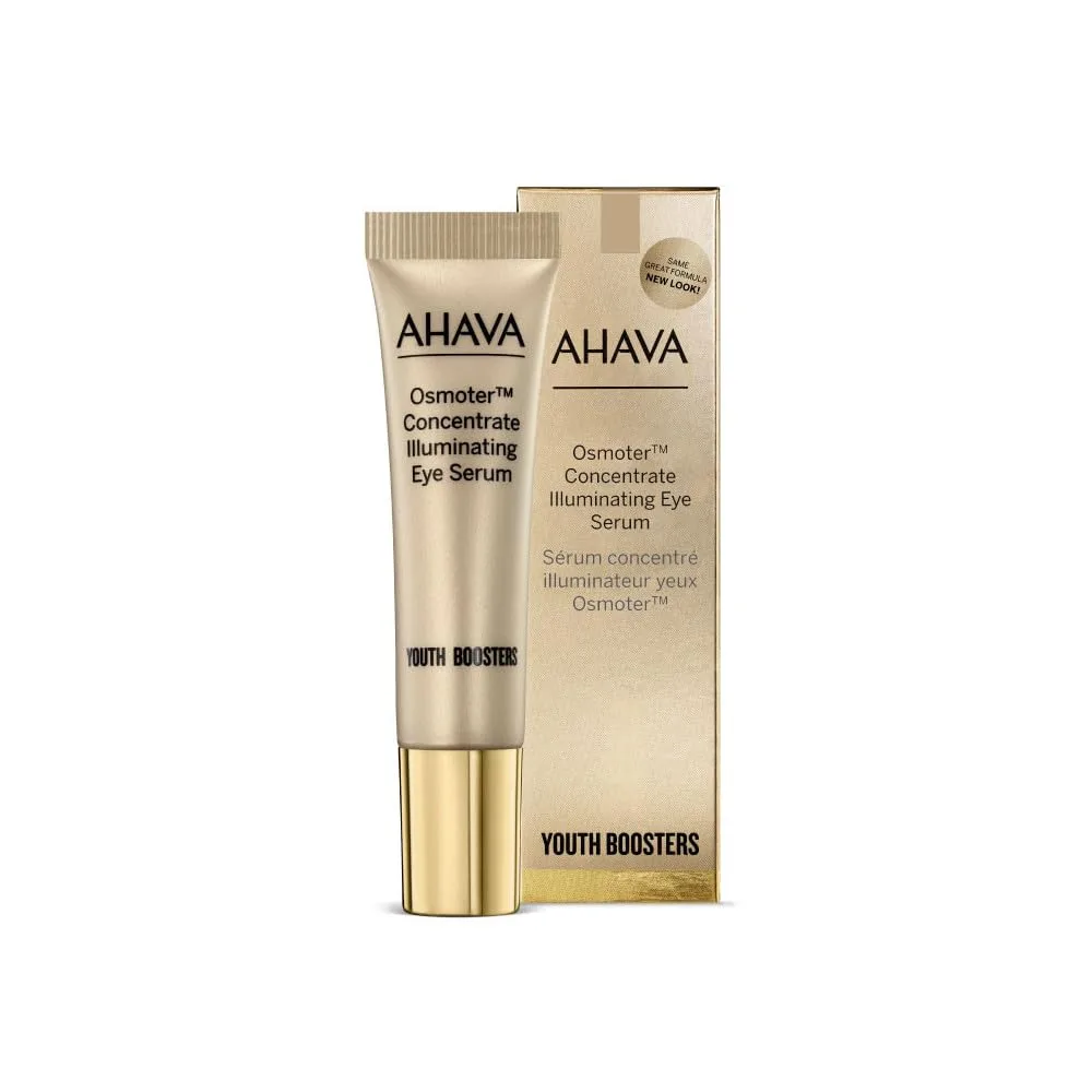 AHAVA Osmoter Concentrate Illuminating Eye Serum - шелковистая сыворотка для молодости и сияния глаз, уменьшает темные круги, с Osmoter X3 и кофеином, 15 мл — фото 3