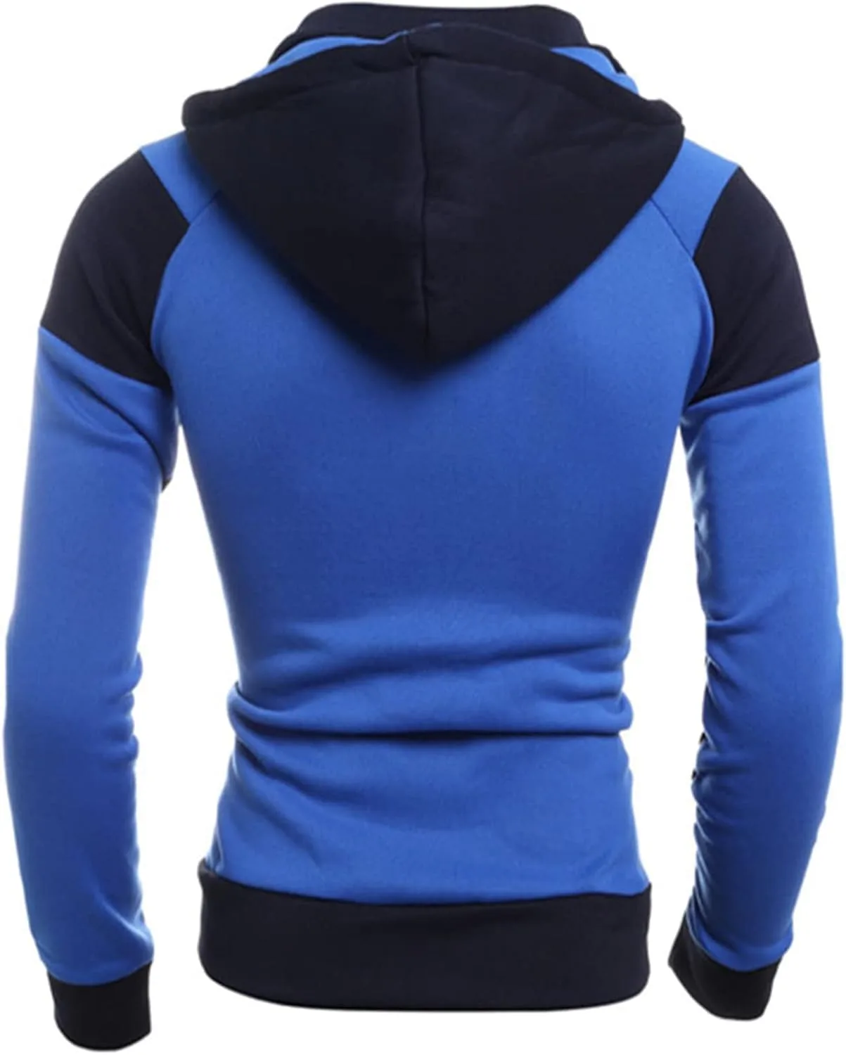 Мужская худи с молнией Slim Fit Color Block — фото 3