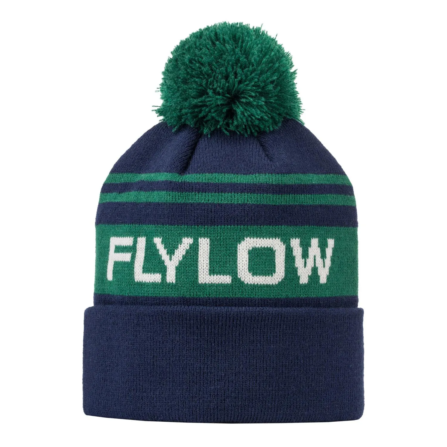 

Оригинальная пом-пом шапка Flylow, Night/Grove