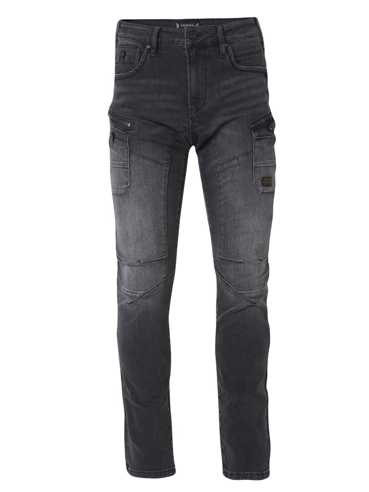 

Джинсы KOROSHI Regular fit workwear jeans., цвет SCHWARZER DENIM
