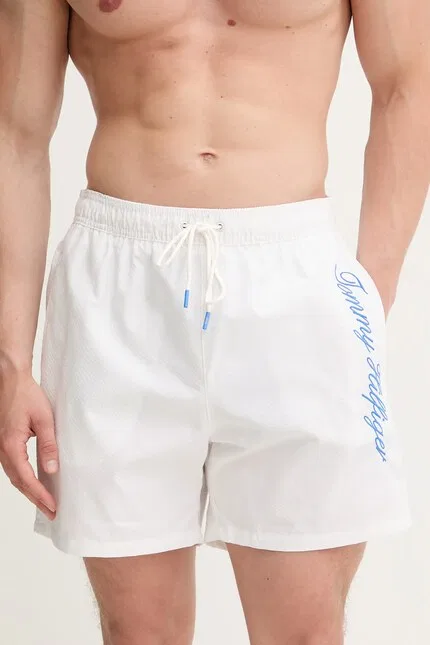 Плавки мужские из полиэстера модель SUMMER Tommy Hilfiger, бежевый — фото 2
