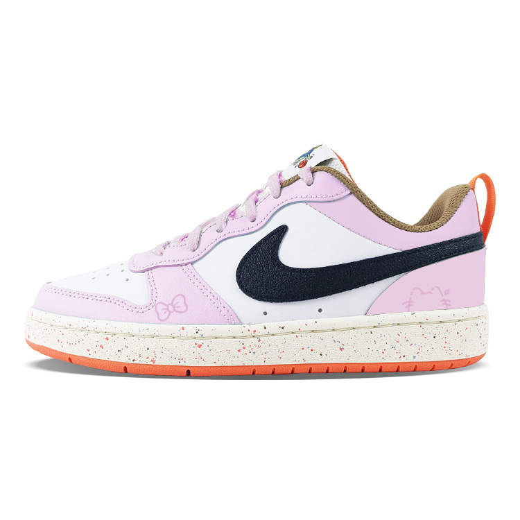 

Детские кроссовки для скейтбординга Court Borough унисекс Nike, розовый/фиолетовый