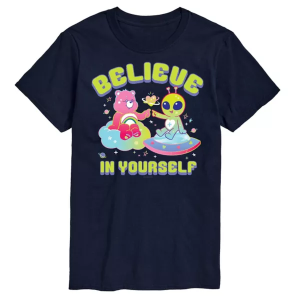 

Футболка мужская Care Bears с принтом "Верь в себя" Licensed Character, синий