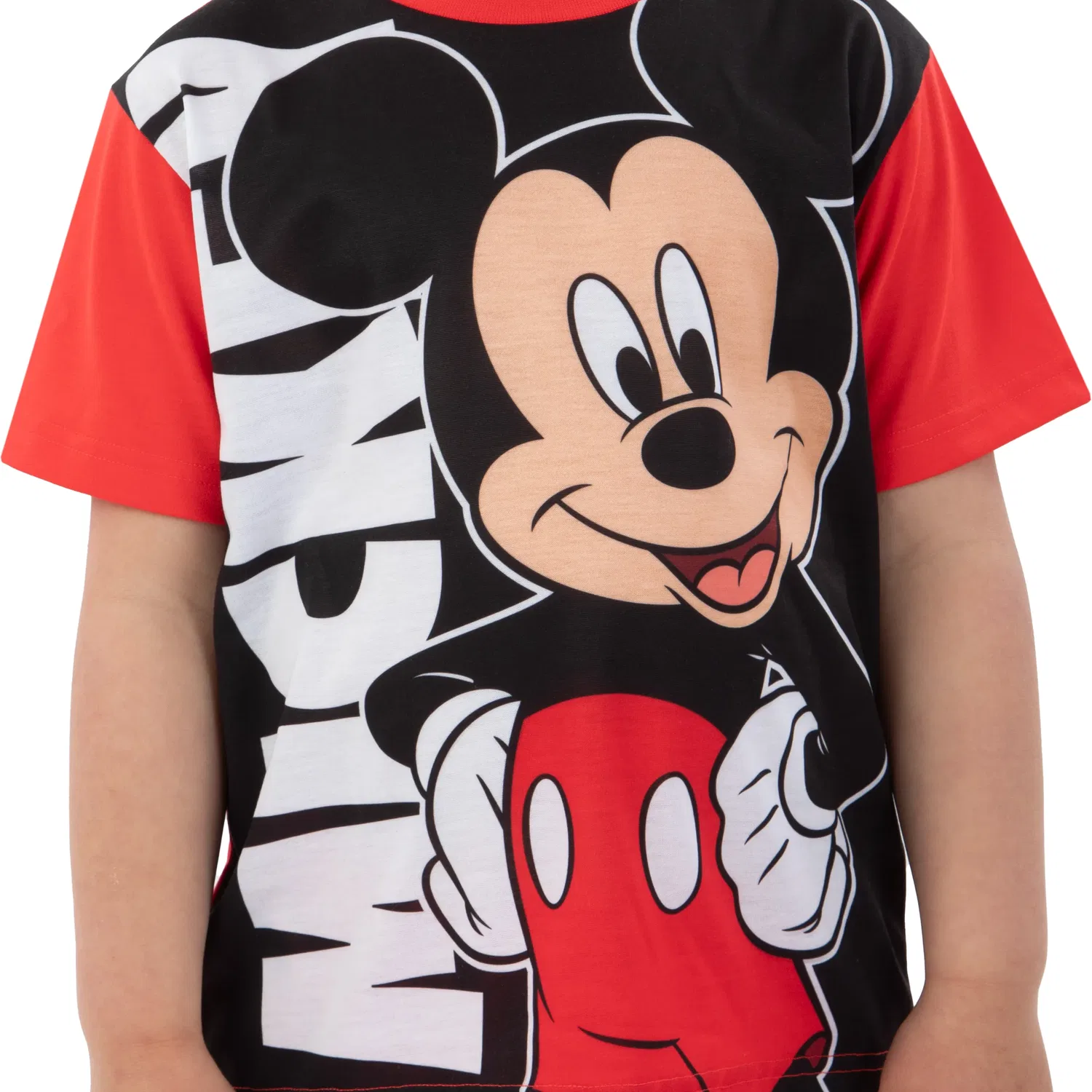 Пижама Mickey Mouse с шортами Disney, красный — фото 3