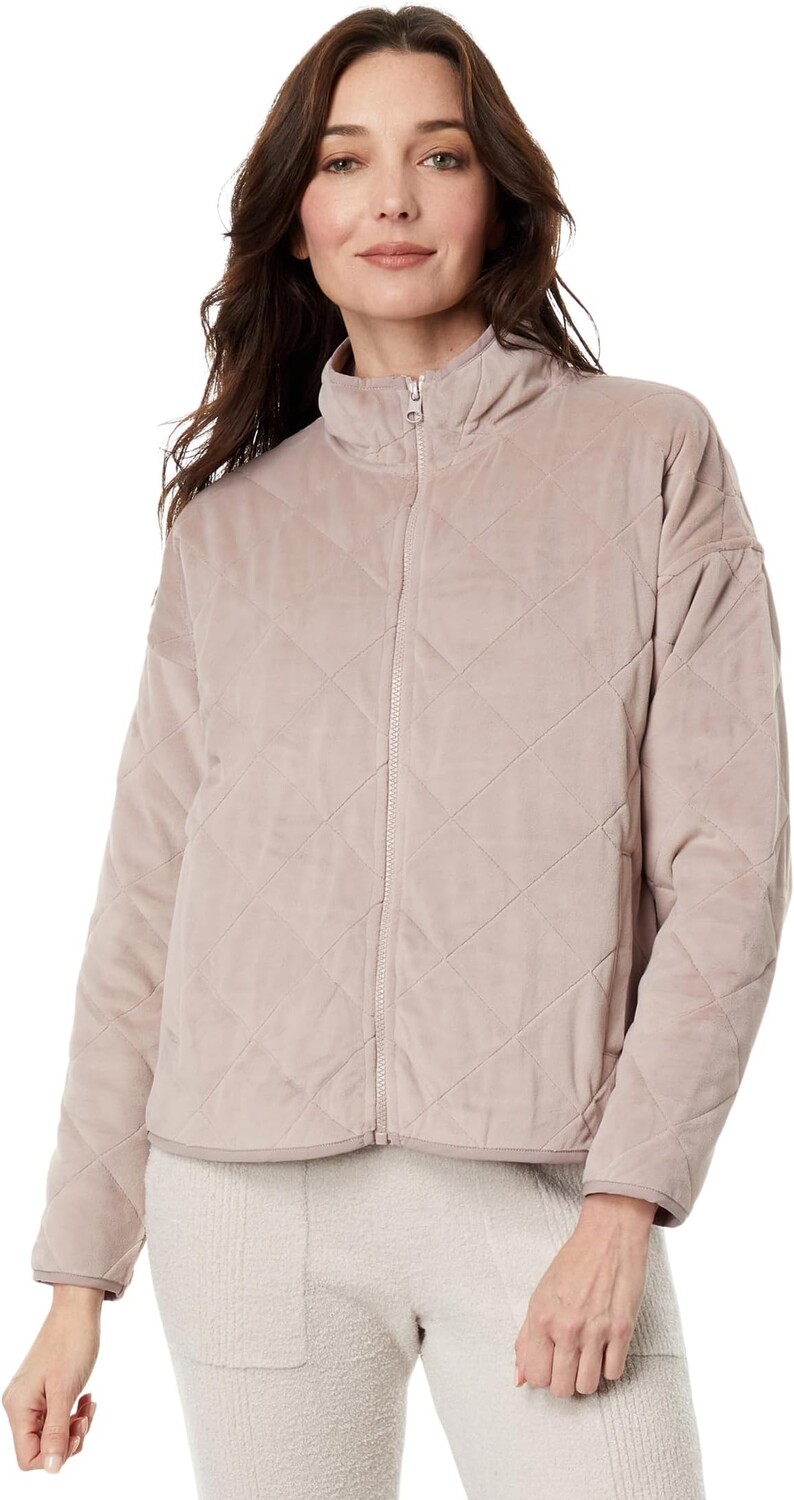 

Куртка Barefoot Dreams Luxechic Quilted Jacket, цвет Deep Taupe
