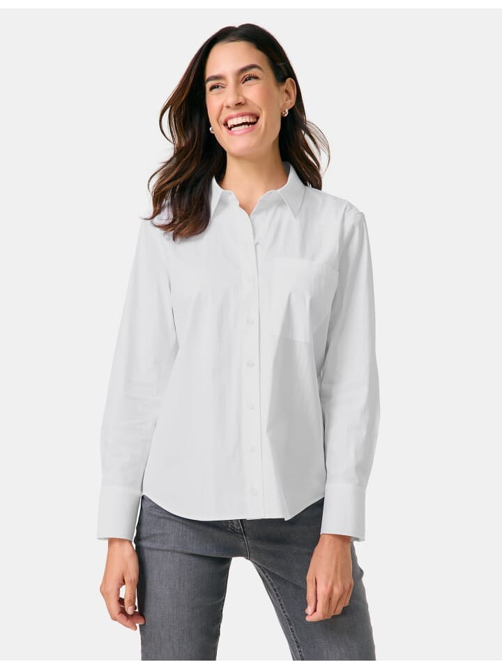 

Блуза Gerry Weber Bluse Langarm, цвет weiß/weiß